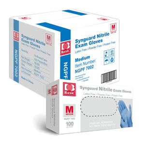 NGPF7002 Synguard Nitrile Medical Examination Gloves Chemo Rated - Medium   (Box of 100)  10 Boxes/Case - Edmonton