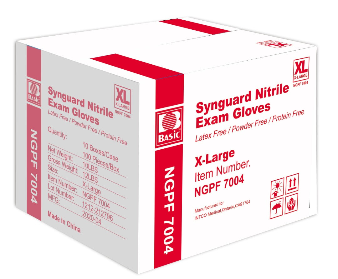 Synguard Nitrile Medical Examination Gloves Chemo Rated Health Canada Approved