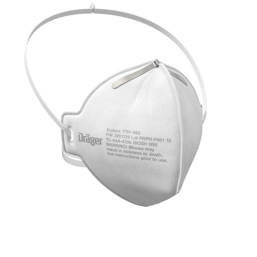 Dräger X-plore® 1750 NIOSH Approved N95 Respirator Mask - Individually Packaged -INSTOCK Canada