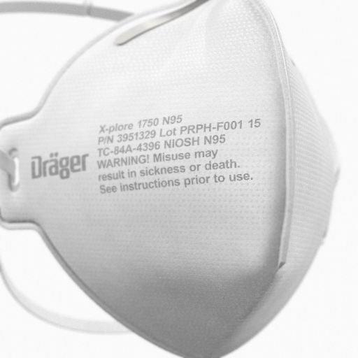 Dräger X-plore® 1750 NIOSH Approved N95 Respirator Mask - Individually Packaged -INSTOCK Canada